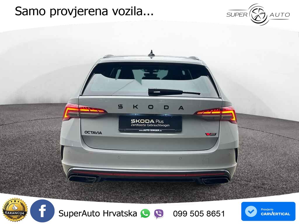 Škoda Octavia Combi RS 2.0 TSI (265 KS) DSG LED+GR SJED+ACC