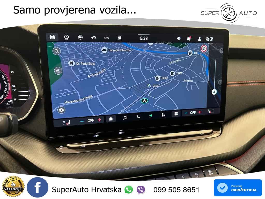 Škoda Octavia Combi RS 2.0 TSI (265 KS) DSG LED+GR SJED+ACC