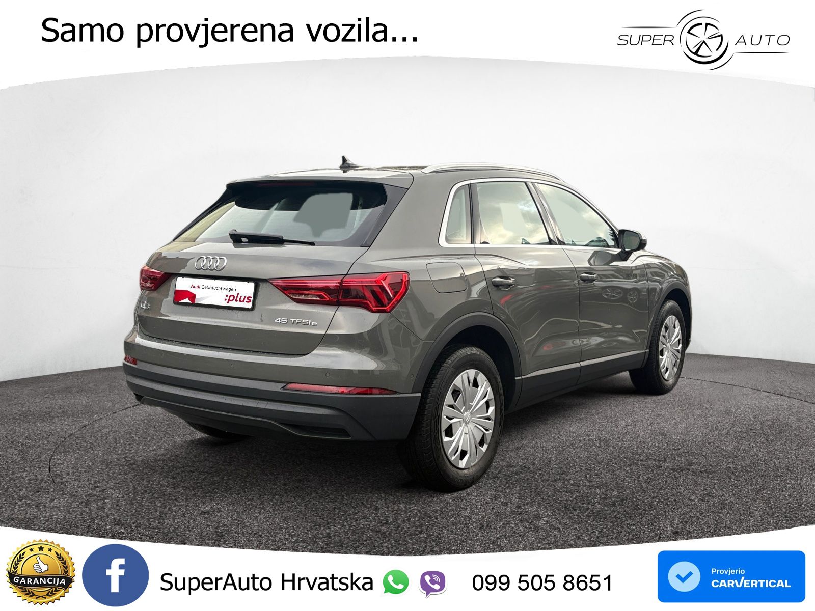 Audi Q3 45 TFSIe (245 KS) S tronic LED+GR SJED+ACC