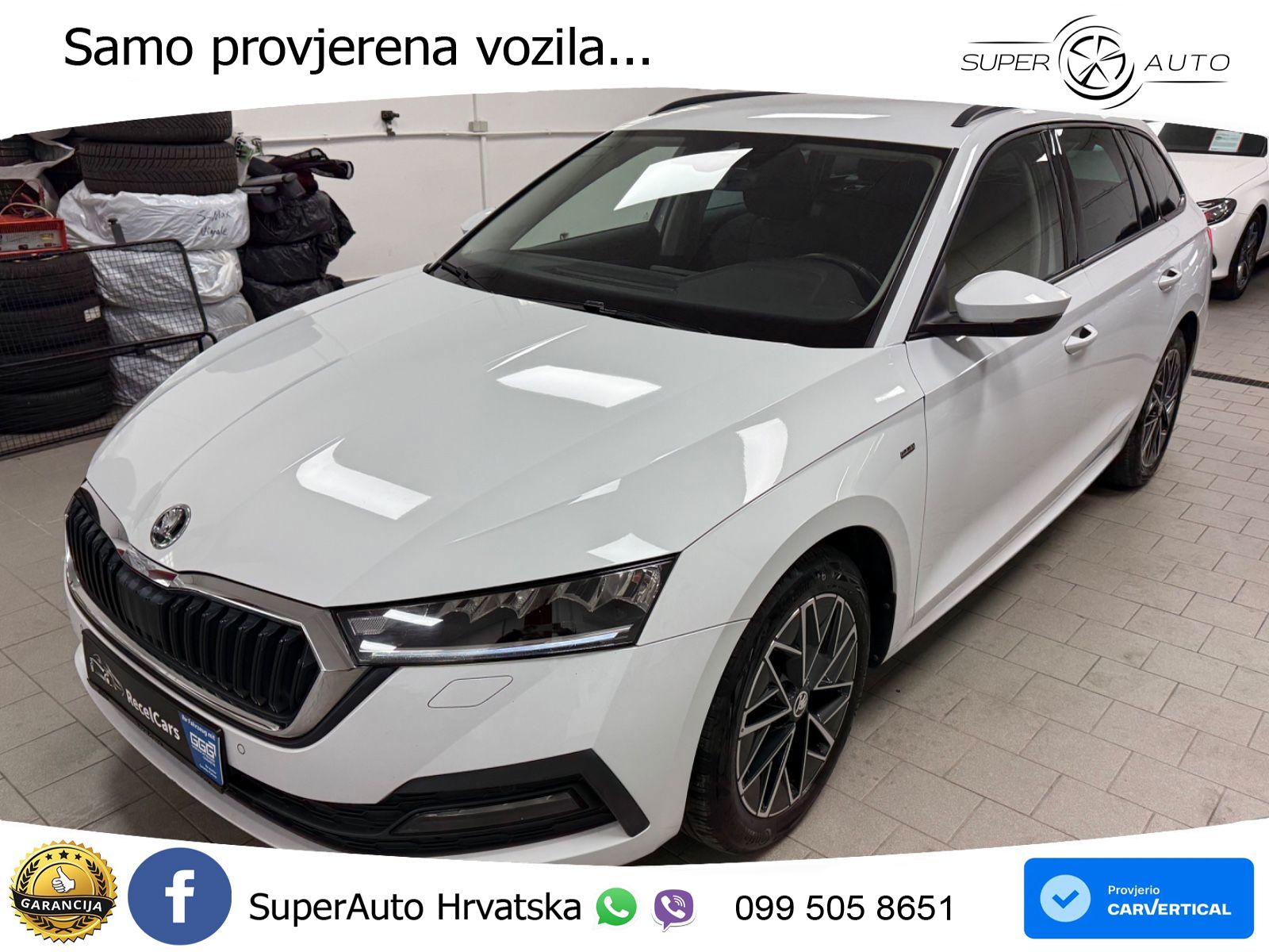 Škoda Octavia Combi 2.0 TDI (150 KS) DSG LED+GR SJED+ACC
