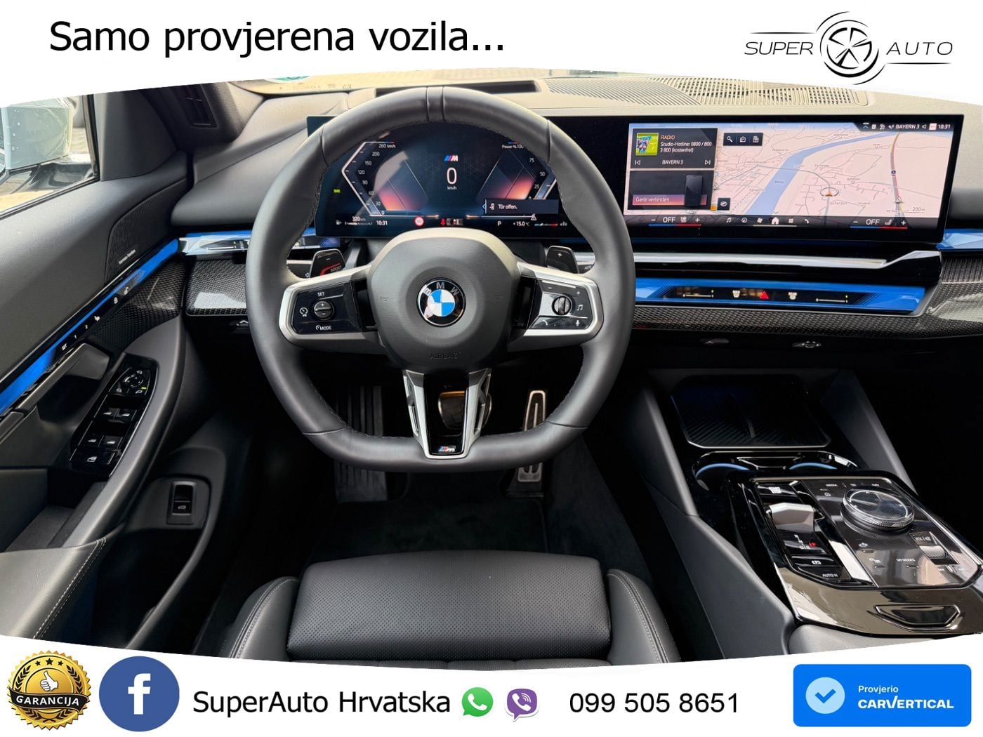 BMW 520d Touring (197 KS) Steptronic M Sport LED+GR SJED+ACC