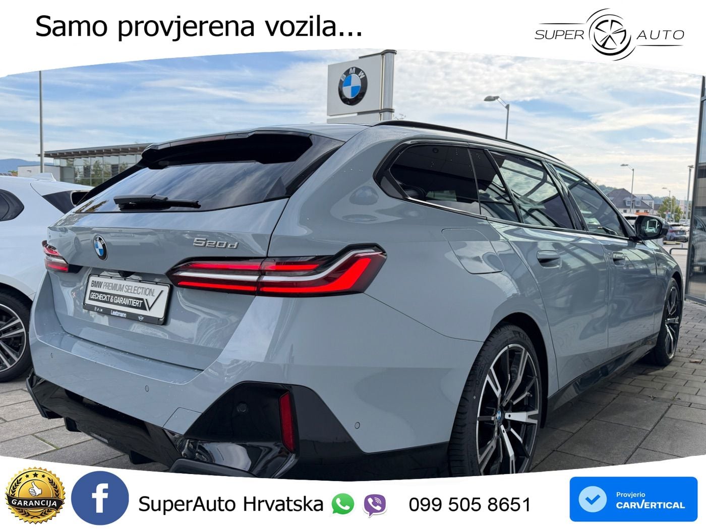BMW 520d Touring (197 KS) Steptronic M Sport LED+GR SJED+ACC