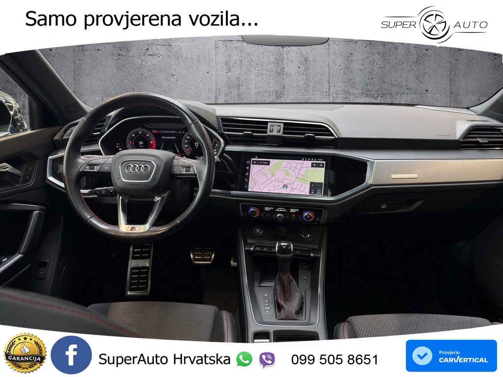 Audi Q3 Sportback 40 TDI (200 KS) quattro S tronic S line MATRIX+GR SJED+KAM