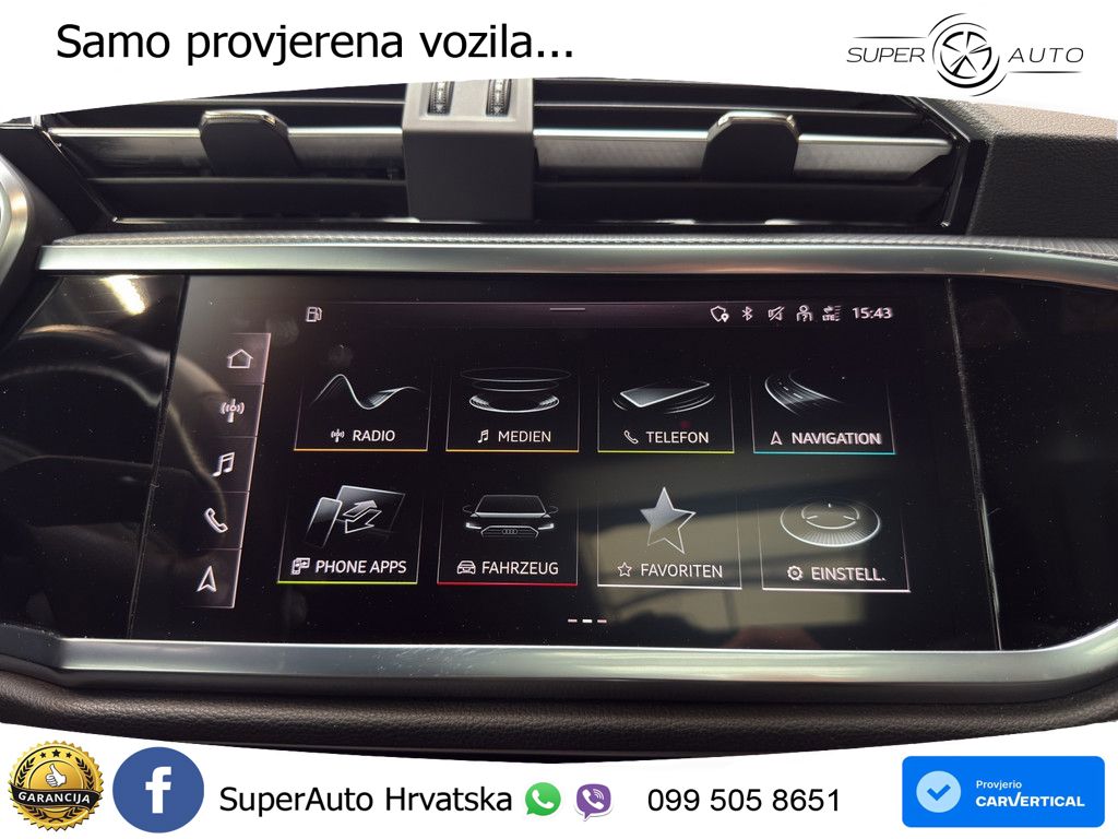 Audi Q3 Sportback 40 TDI (200 KS) quattro S tronic S line MATRIX+GR SJED+KAM