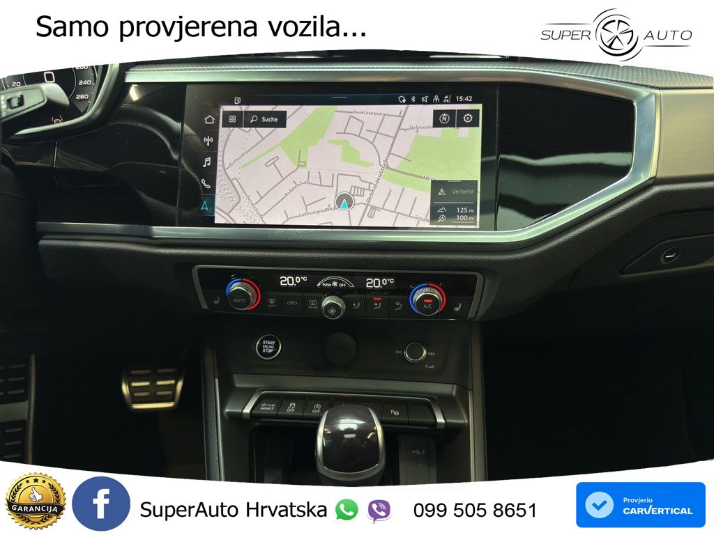 Audi Q3 Sportback 40 TDI (200 KS) quattro S tronic S line MATRIX+GR SJED+KAM