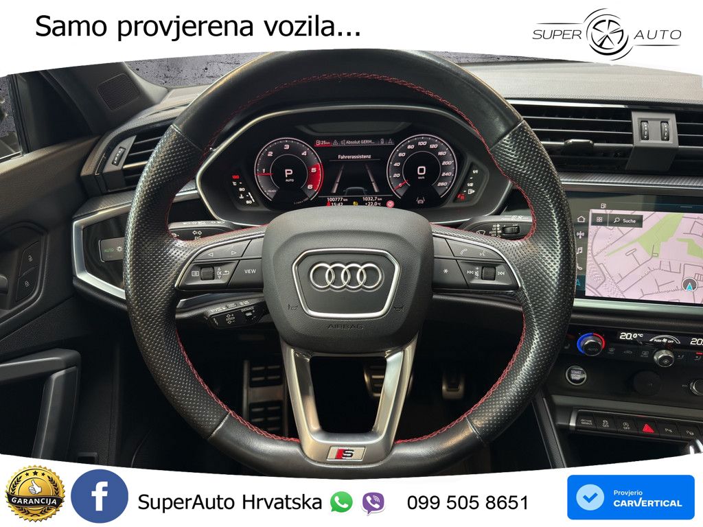Audi Q3 Sportback 40 TDI (200 KS) quattro S tronic S line MATRIX+GR SJED+KAM