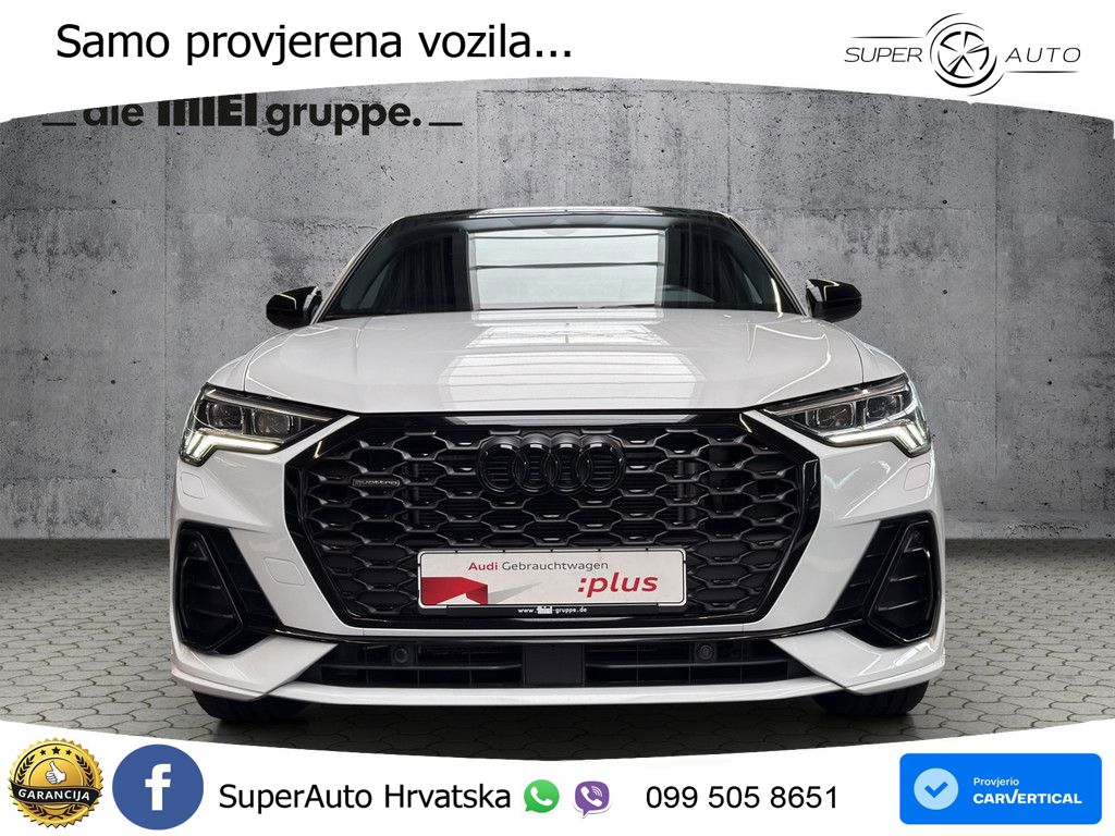 Audi Q3 Sportback 40 TDI (200 KS) quattro S tronic S line MATRIX+GR SJED+KAM