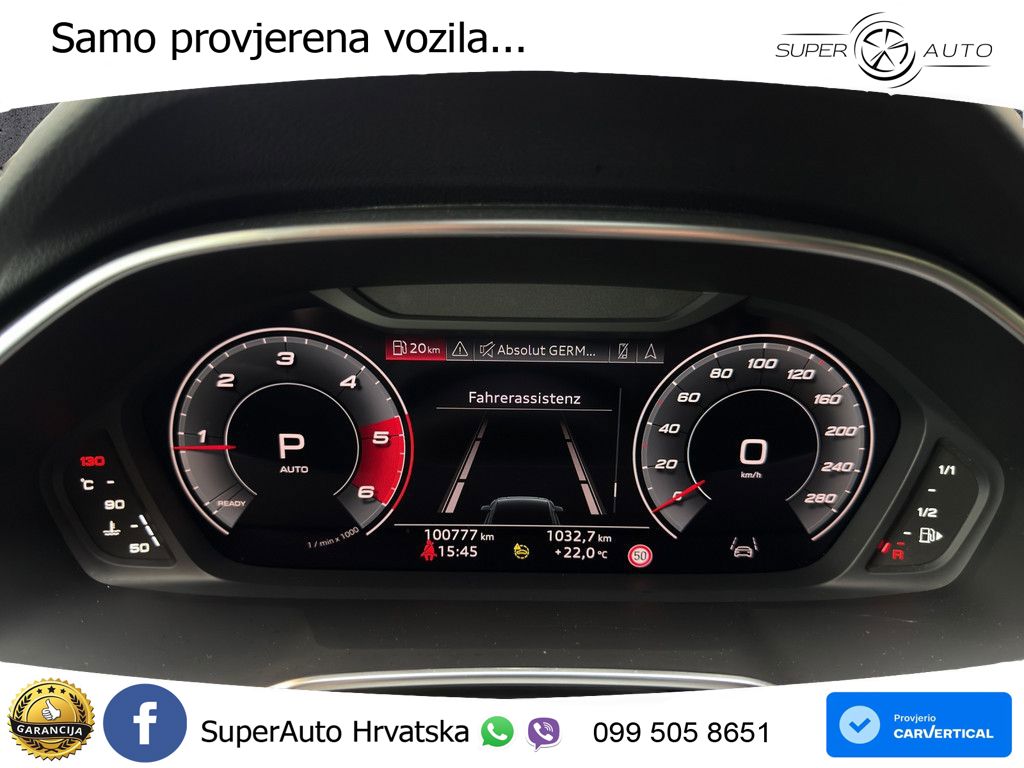 Audi Q3 Sportback 40 TDI (200 KS) quattro S tronic S line MATRIX+GR SJED+KAM