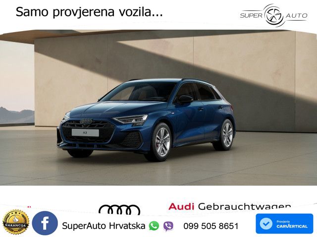 Audi A3 45 TFSIe (272 KS) S tronic S line LED+GR SJED+ACC