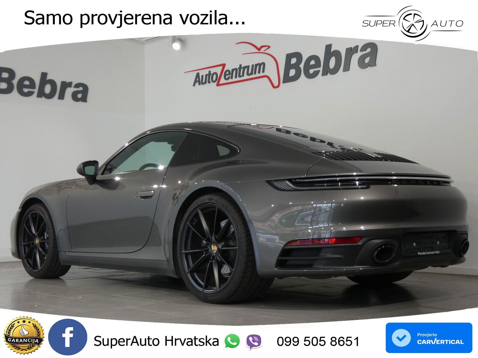 Porsche 911 Carrera 3.0 (385 KS) PDK ZRAČNI+ACC+GR SJED+KAM