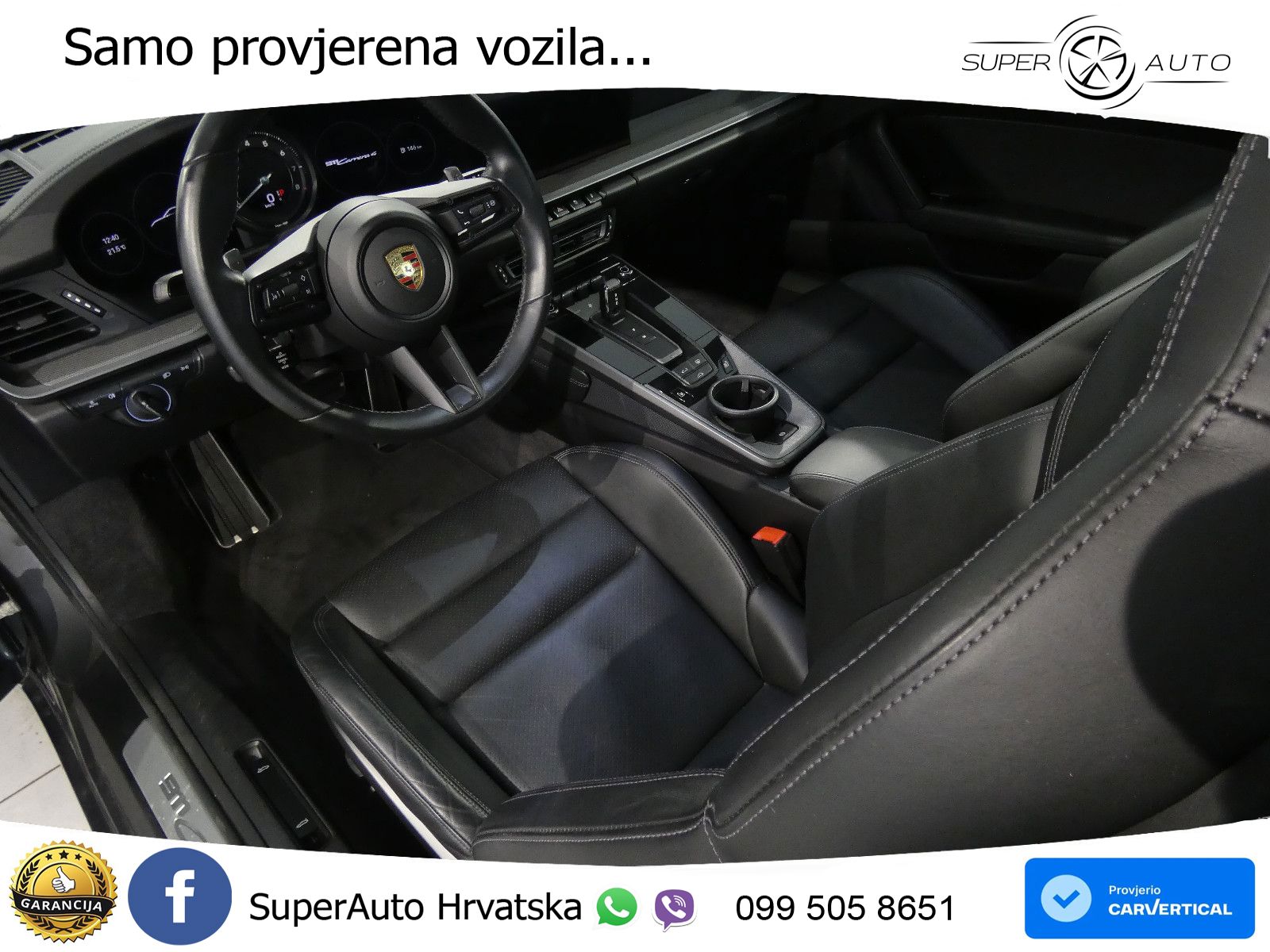 Porsche 911 Carrera 3.0 (385 KS) PDK ZRAČNI+ACC+GR SJED+KAM