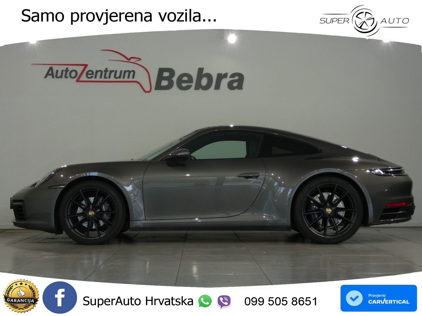 Porsche 911 Carrera 3.0 (385 KS) PDK ZRAČNI+ACC+GR SJED+KAM