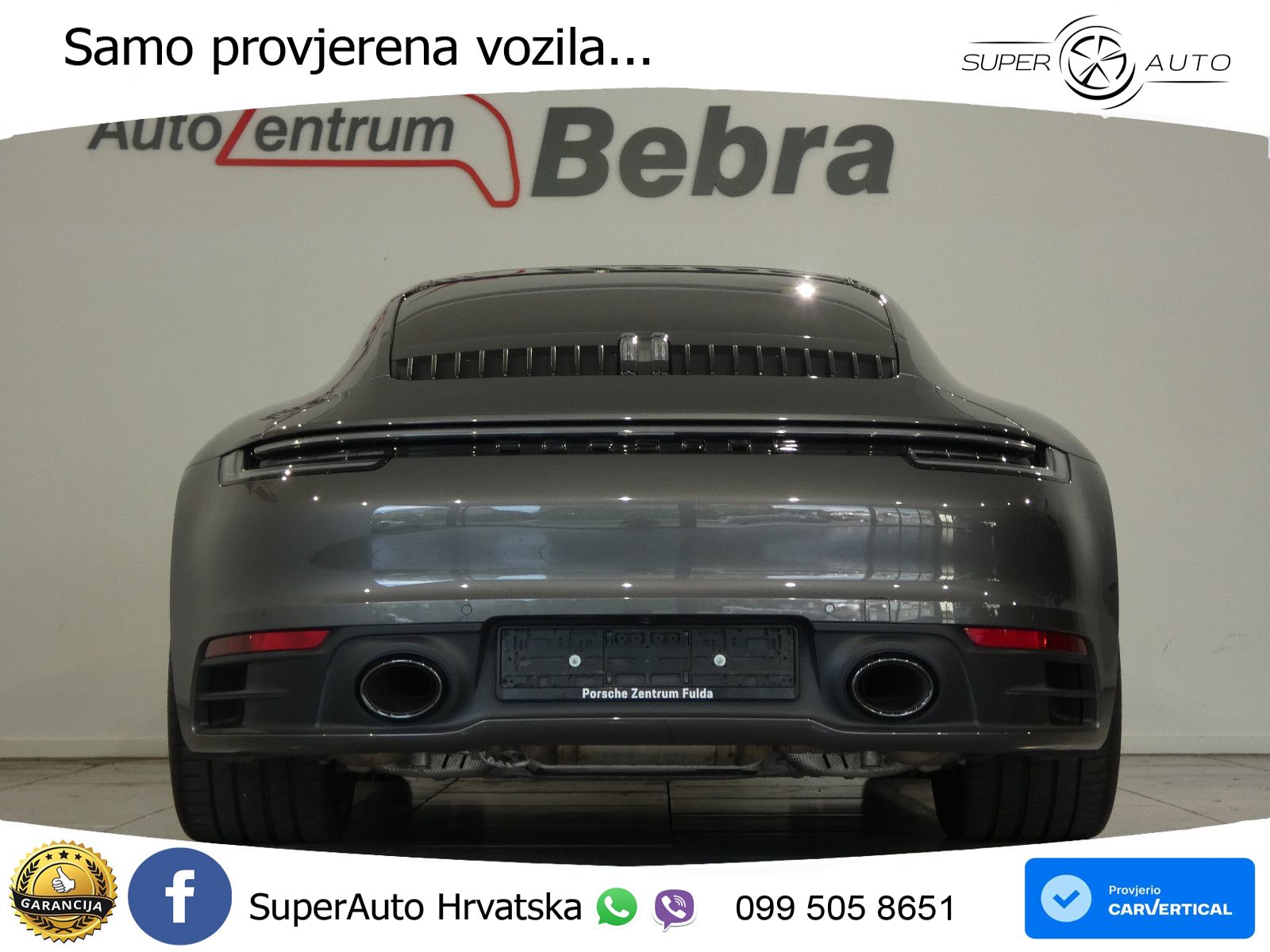 Porsche 911 Carrera 3.0 (385 KS) PDK ZRAČNI+ACC+GR SJED+KAM
