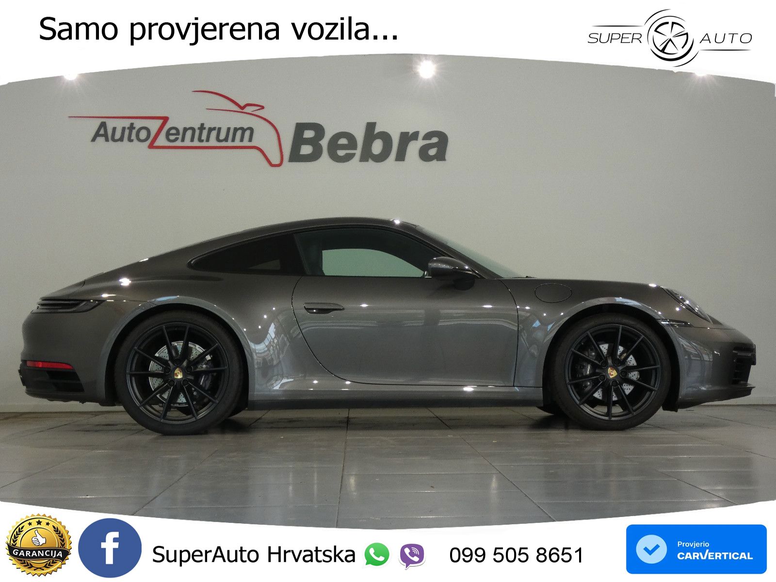 Porsche 911 Carrera 3.0 (385 KS) PDK ZRAČNI+ACC+GR SJED+KAM