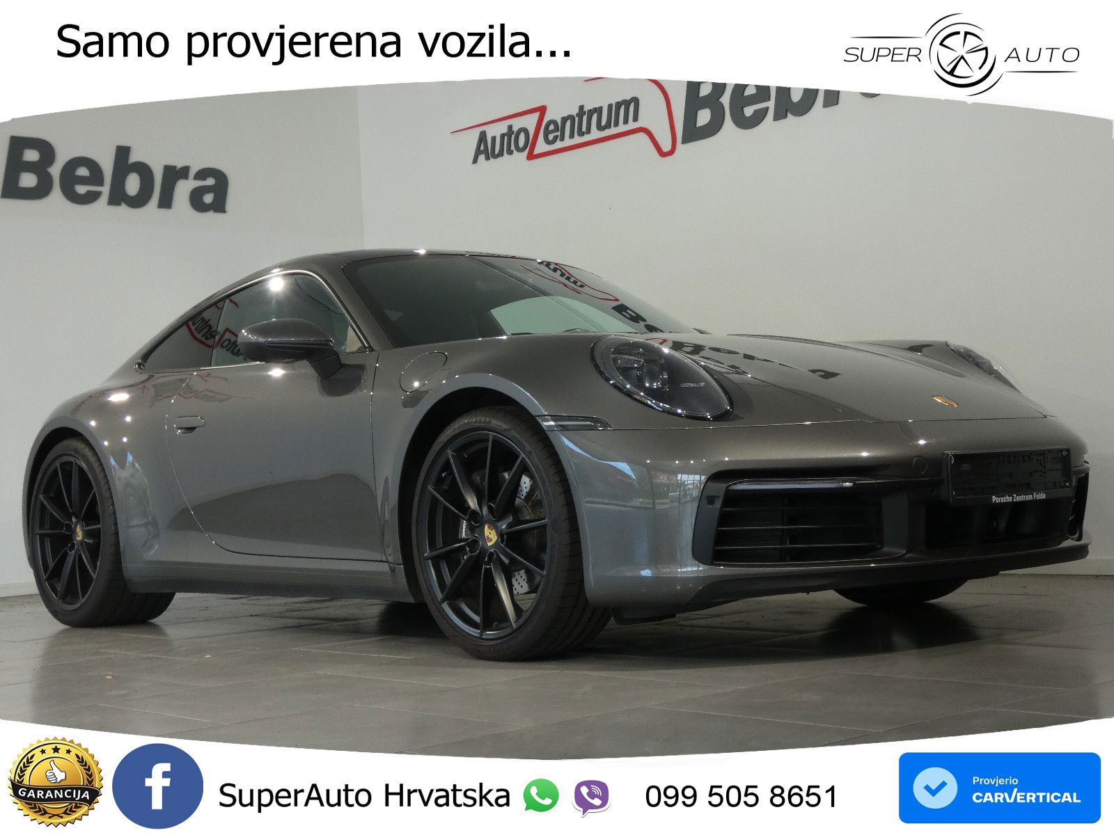 Porsche 911 Carrera 3.0 (385 KS) PDK ZRAČNI+ACC+GR SJED+KAM