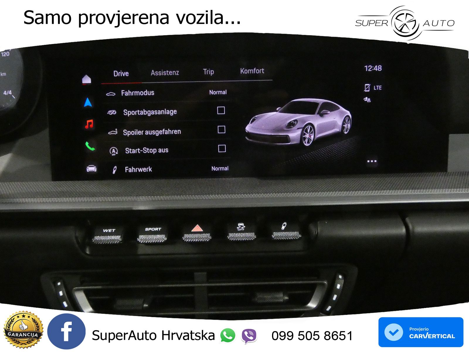 Porsche 911 Carrera 3.0 (385 KS) PDK ZRAČNI+ACC+GR SJED+KAM