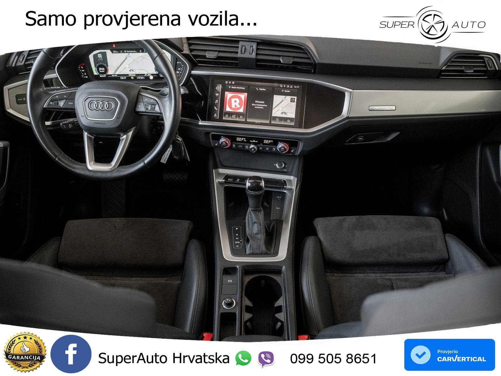 Audi Q3 Sportback 35 TDI (150 KS) quattro S tronic S line LED+GR SJED+ACC
