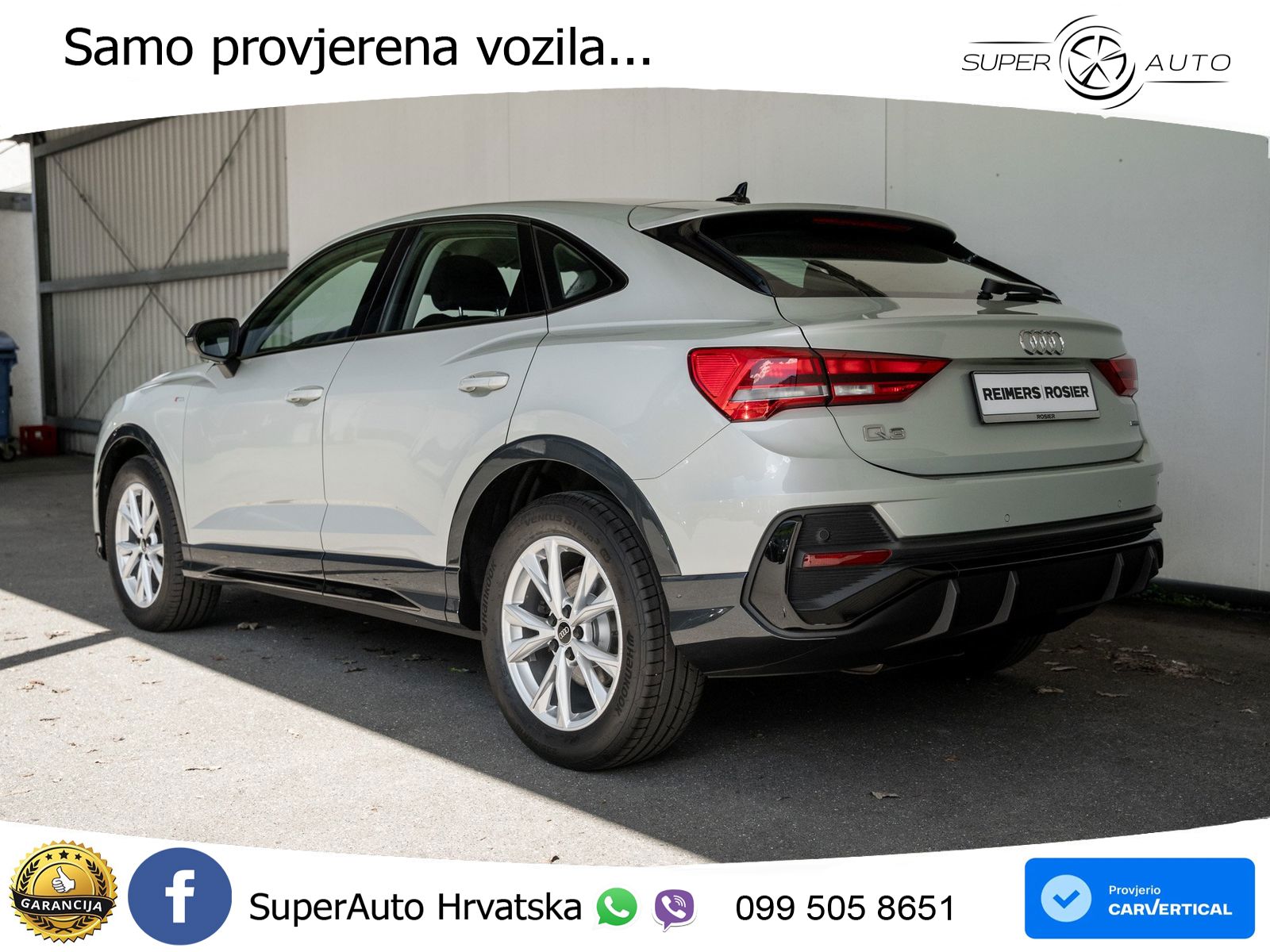 Audi Q3 Sportback 35 TDI (150 KS) quattro S tronic S line LED+GR SJED+ACC