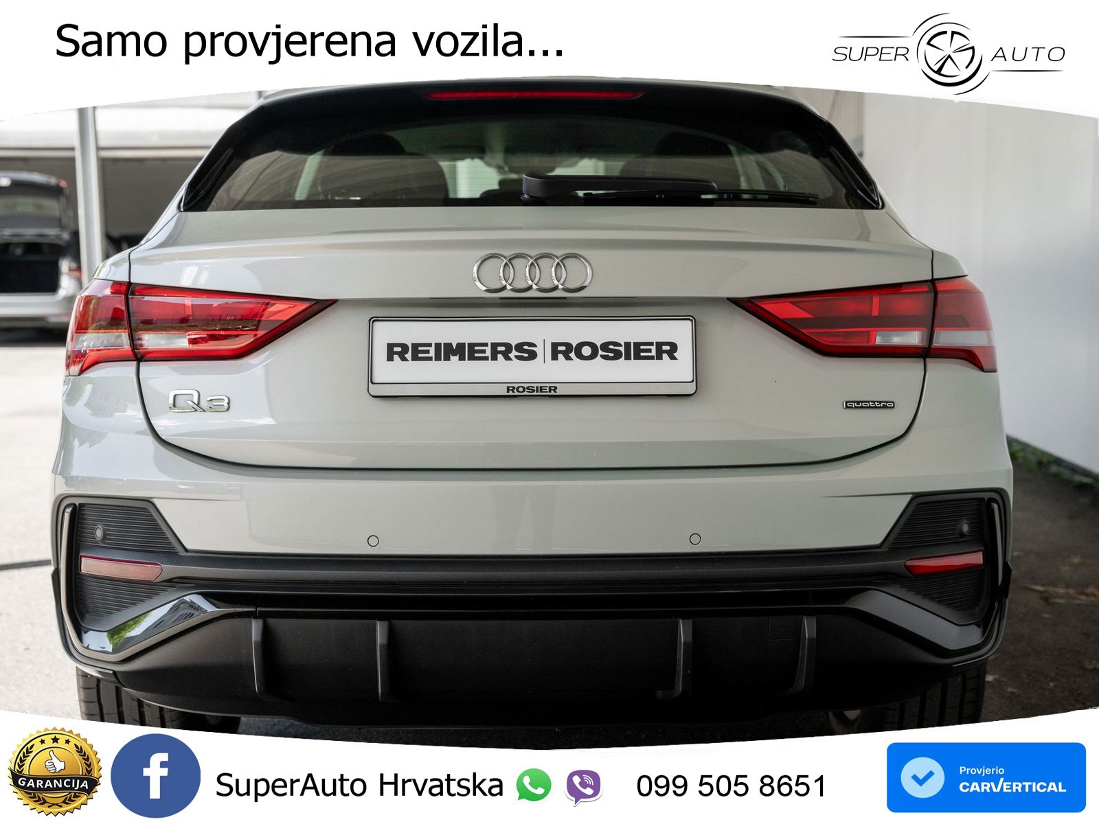 Audi Q3 Sportback 35 TDI (150 KS) quattro S tronic S line LED+GR SJED+ACC