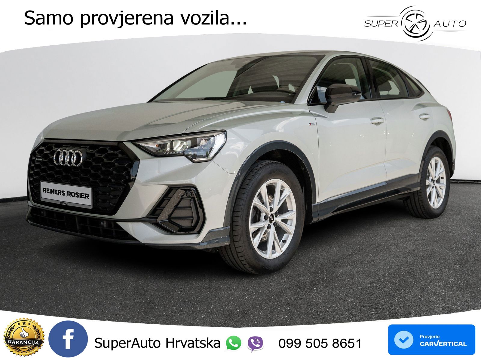 Audi Q3 Sportback 35 TDI (150 KS) quattro S tronic S line LED+GR SJED+ACC