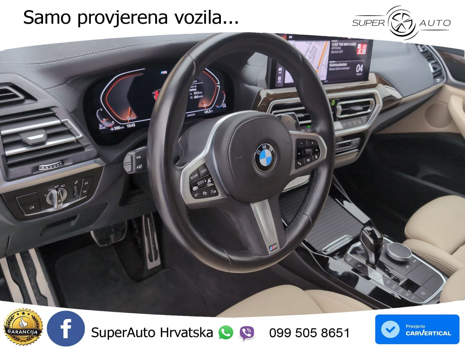 BMW X3 30d xDrive Steptronic M Sport LED+GR SJED+ACC