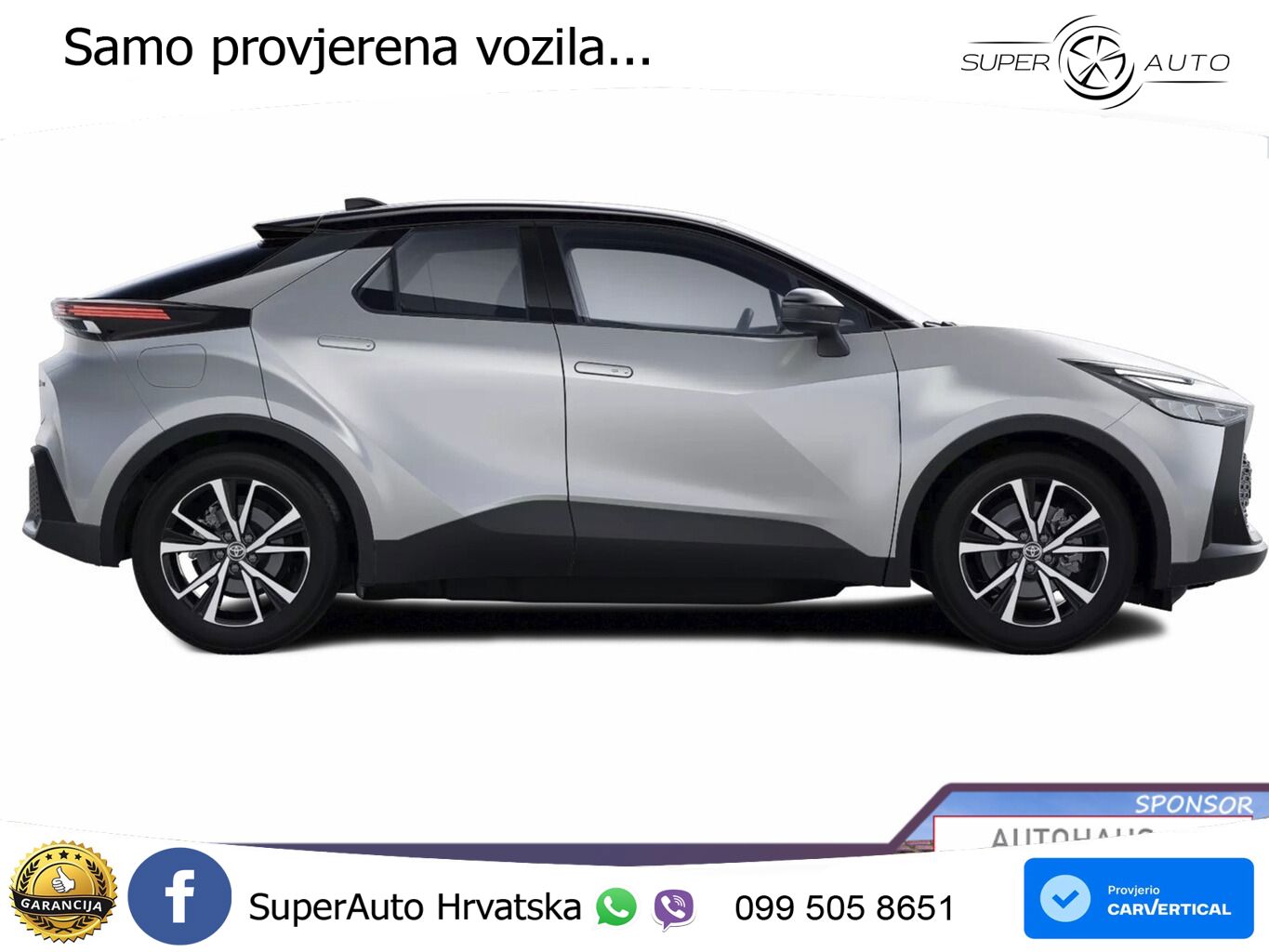 Toyota C-HR 2.0 (223 KS) PHEV e-CVT Teamplayer LED+GR SJED+ACC