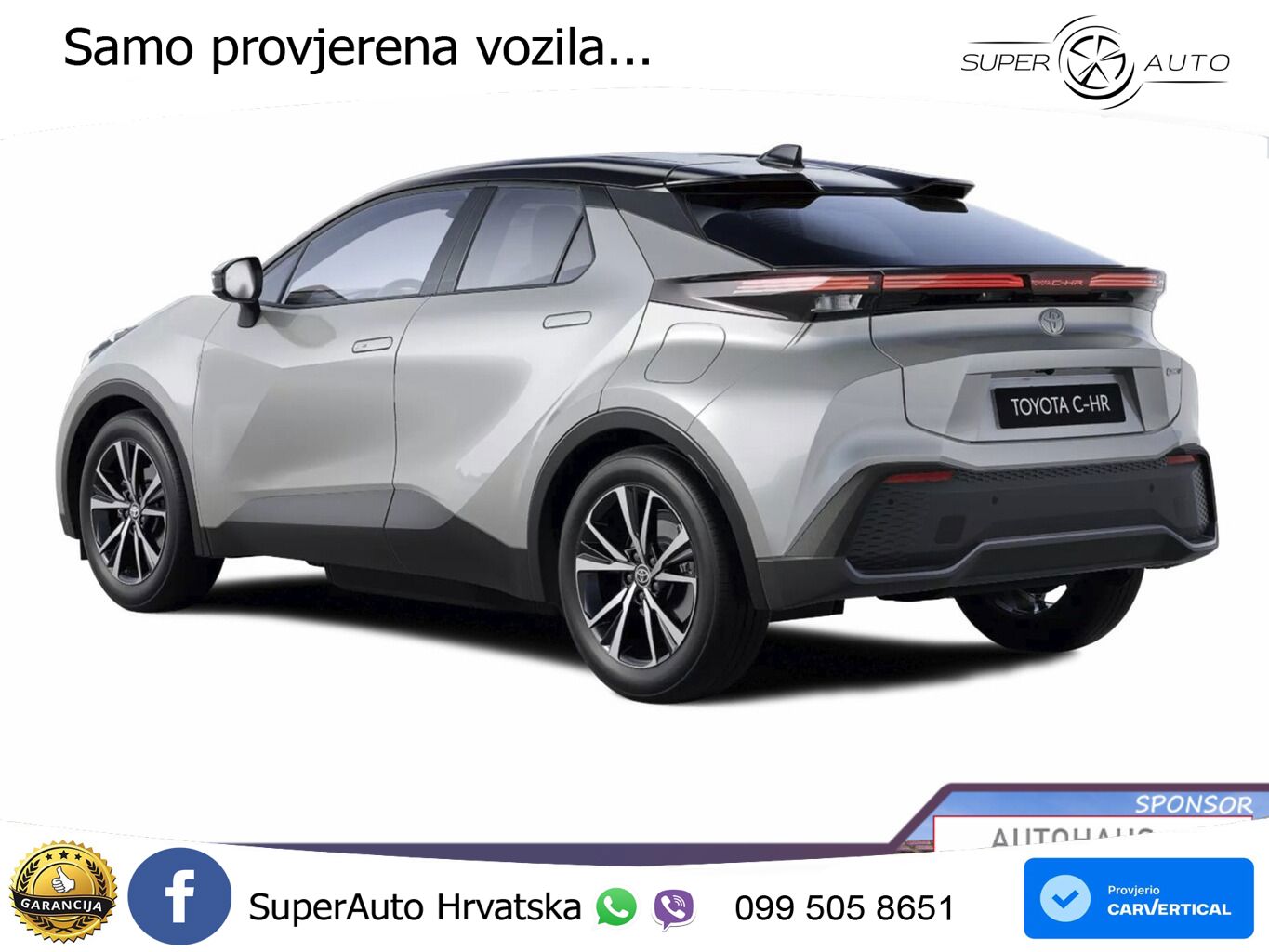 Toyota C-HR 2.0 (223 KS) PHEV e-CVT Teamplayer LED+GR SJED+ACC