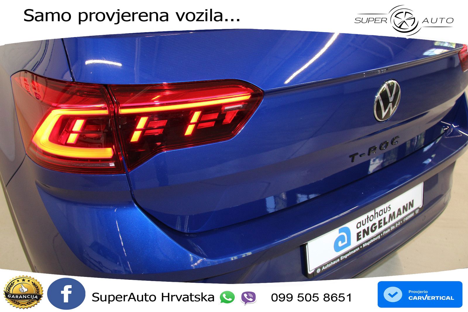 Volkswagen T-Roc 1.5 TSI (150 KS) DSG LED+GR SJED+ACC