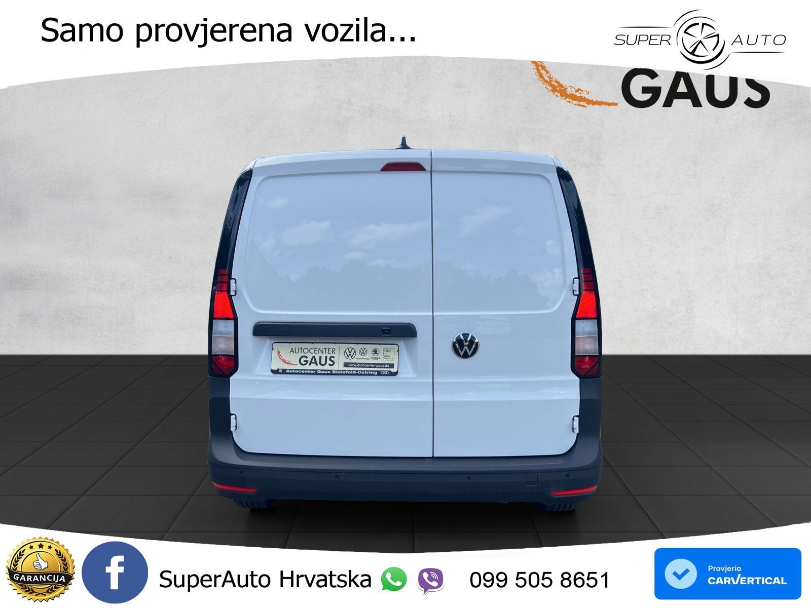 Volkswagen Caddy Cargo Maxi 2,0 TDI 6-Gang Radst. 2.970 mm 102 KS