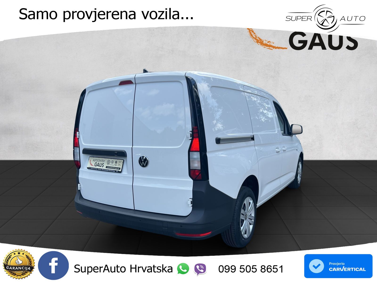 Volkswagen Caddy Cargo Maxi 2,0 TDI 6-Gang Radst. 2.970 mm 102 KS