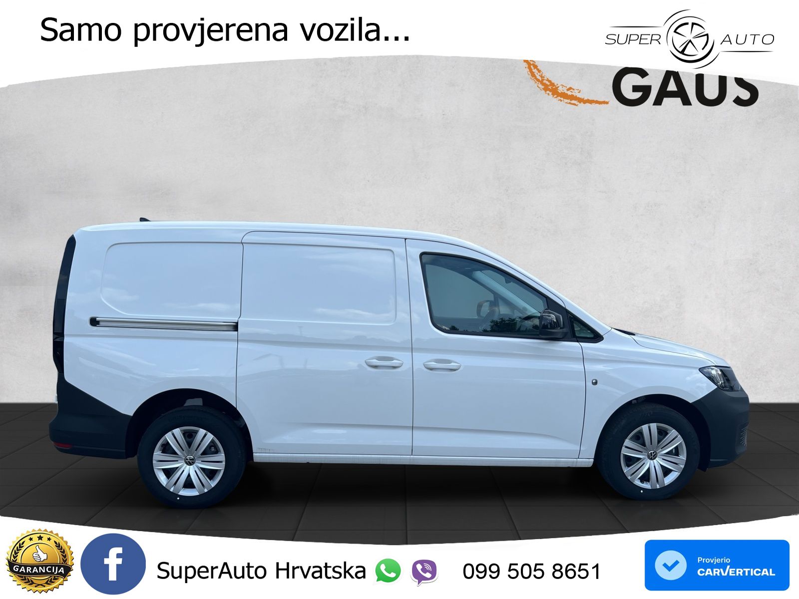Volkswagen Caddy Cargo Maxi 2,0 TDI 6-Gang Radst. 2.970 mm 102 KS