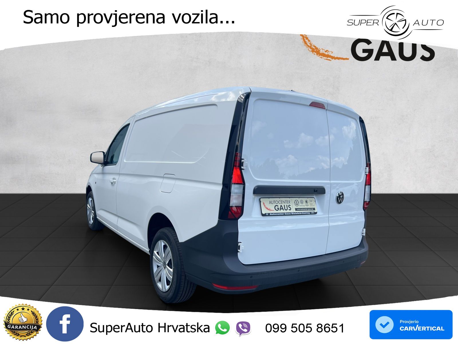 Volkswagen Caddy Cargo Maxi 2,0 TDI 6-Gang Radst. 2.970 mm 102 KS