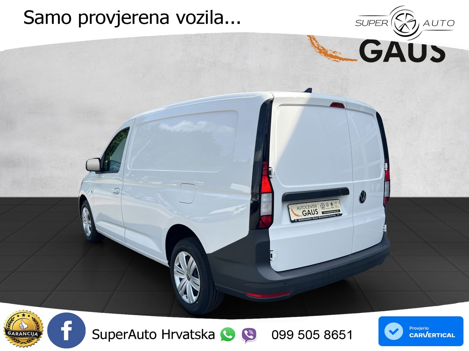 Volkswagen Caddy Cargo Maxi 2,0 TDI 6-Gang Radst. 2.970 mm 102 KS