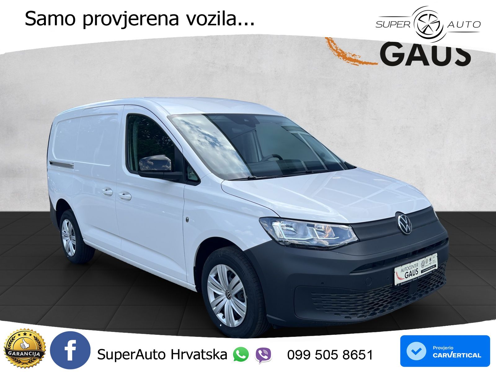 Volkswagen Caddy Cargo Maxi 2,0 TDI 6-Gang Radst. 2.970 mm 102 KS