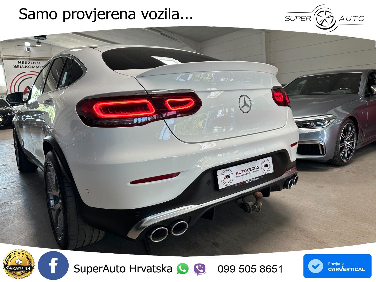Mercedes GLC Coupe AMG 43 V6 (390 KS) 4MATIC TCT ZRAČNI+ACC+GR SJED+360