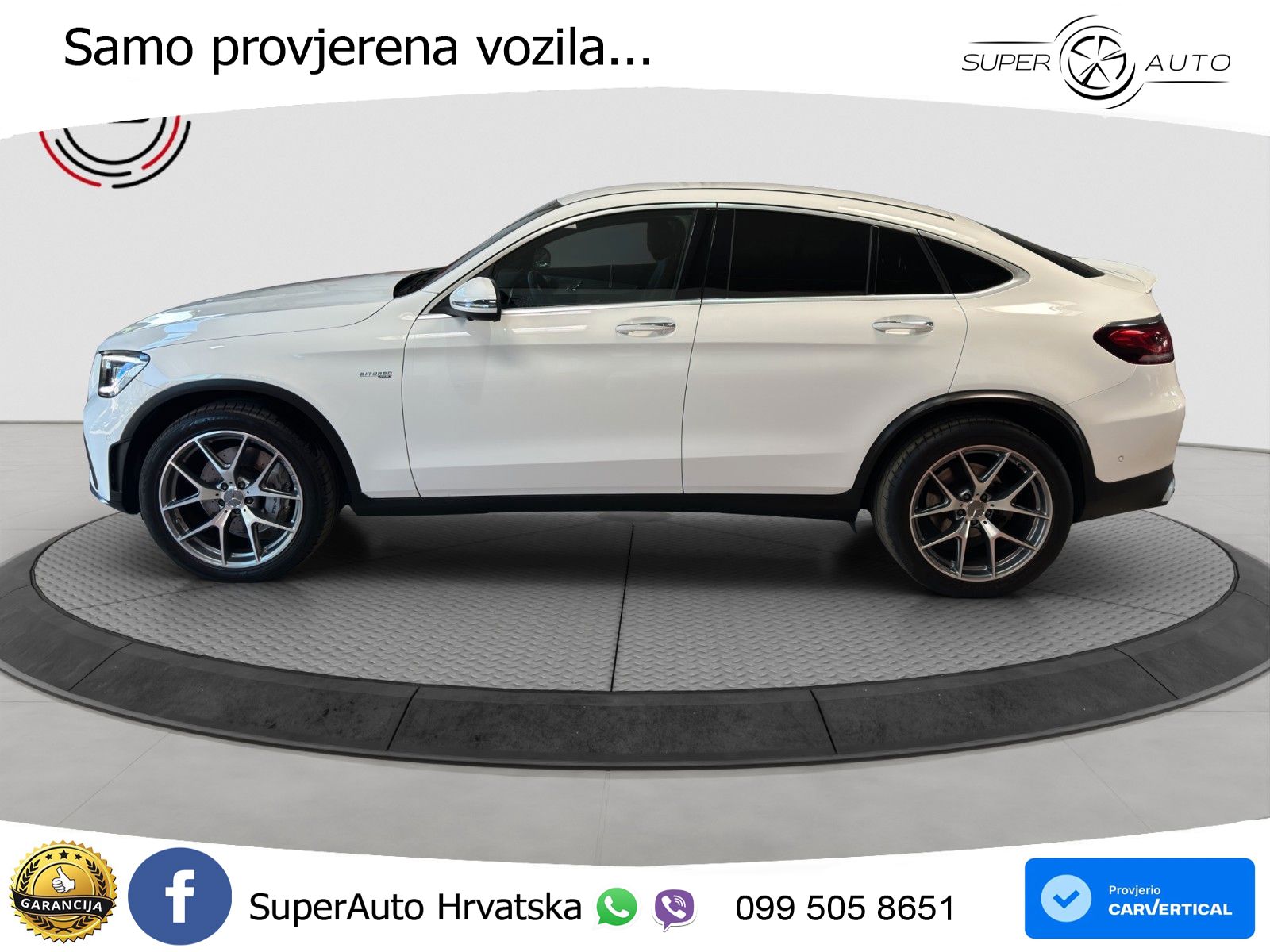 Mercedes GLC Coupe AMG 43 V6 (390 KS) 4MATIC TCT ZRAČNI+ACC+GR SJED+360