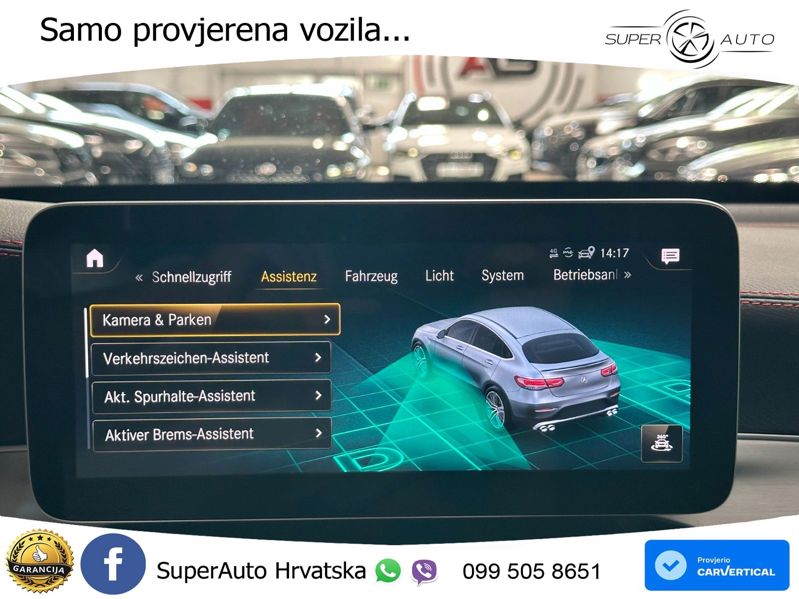 Mercedes GLC Coupe AMG 43 V6 (390 KS) 4MATIC TCT ZRAČNI+ACC+GR SJED+360