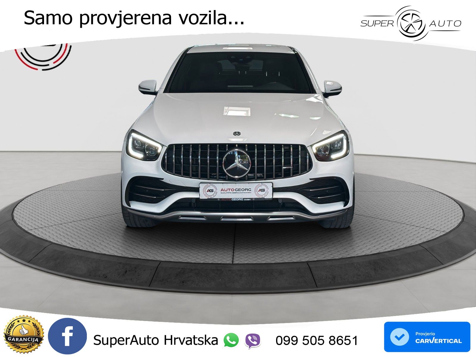 Mercedes GLC Coupe AMG 43 V6 (390 KS) 4MATIC TCT ZRAČNI+ACC+GR SJED+360