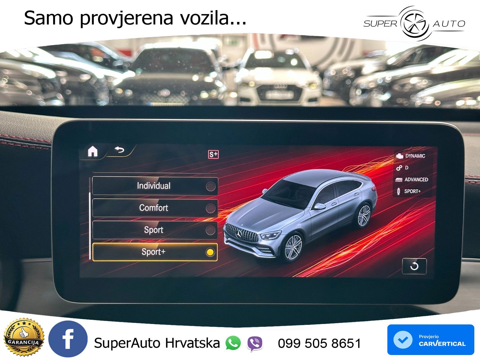Mercedes GLC Coupe AMG 43 V6 (390 KS) 4MATIC TCT ZRAČNI+ACC+GR SJED+360