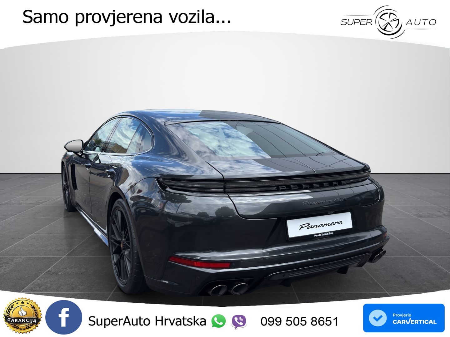 Porsche Panamera GTS 4.0 V8 (500 KS) PDK ZRAČNI+ACC+GR SJED+KAM+PANO