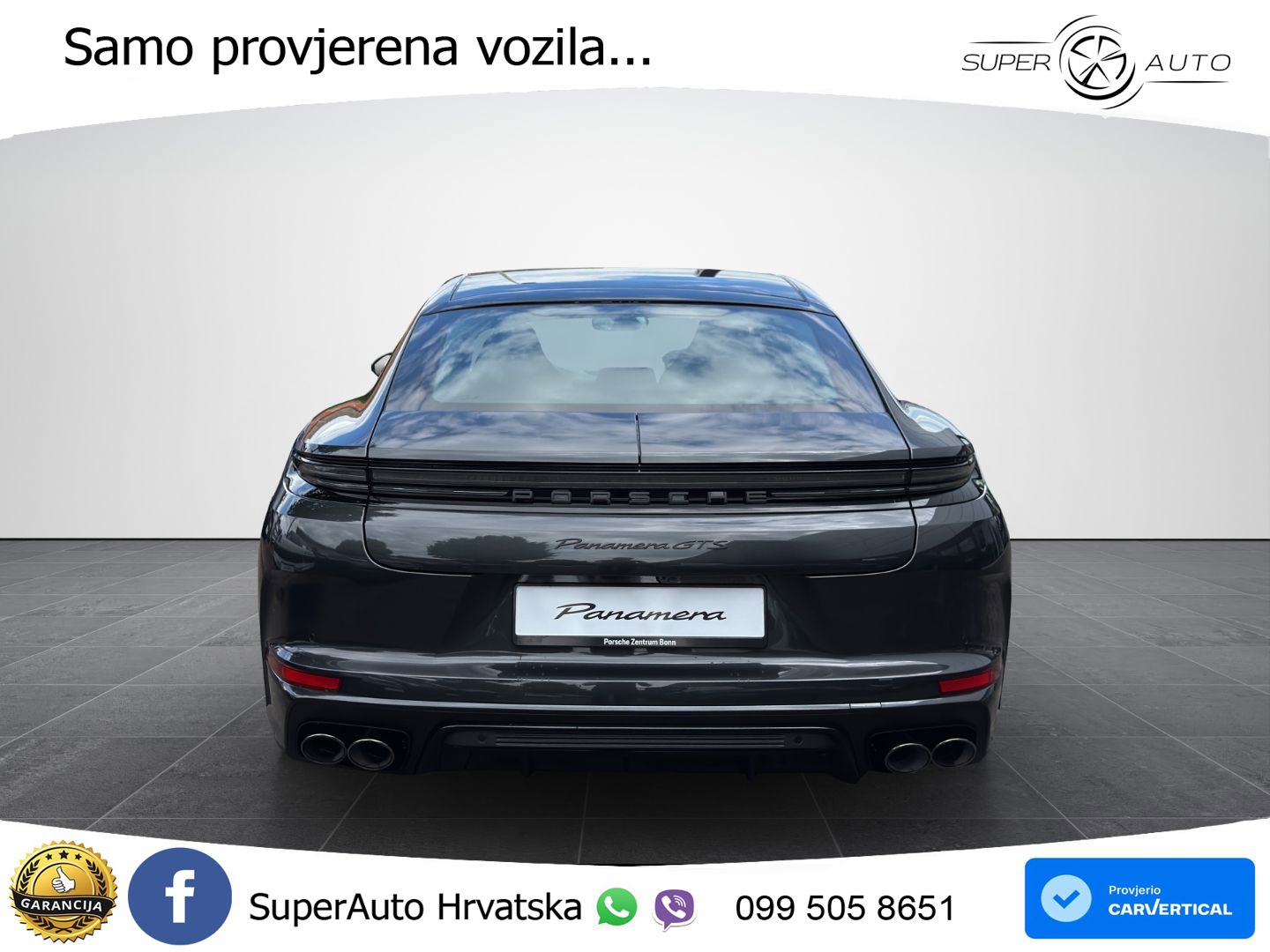 Porsche Panamera GTS 4.0 V8 (500 KS) PDK ZRAČNI+ACC+GR SJED+KAM+PANO