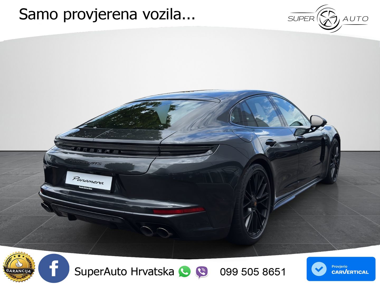 Porsche Panamera GTS 4.0 V8 (500 KS) PDK ZRAČNI+ACC+GR SJED+KAM+PANO