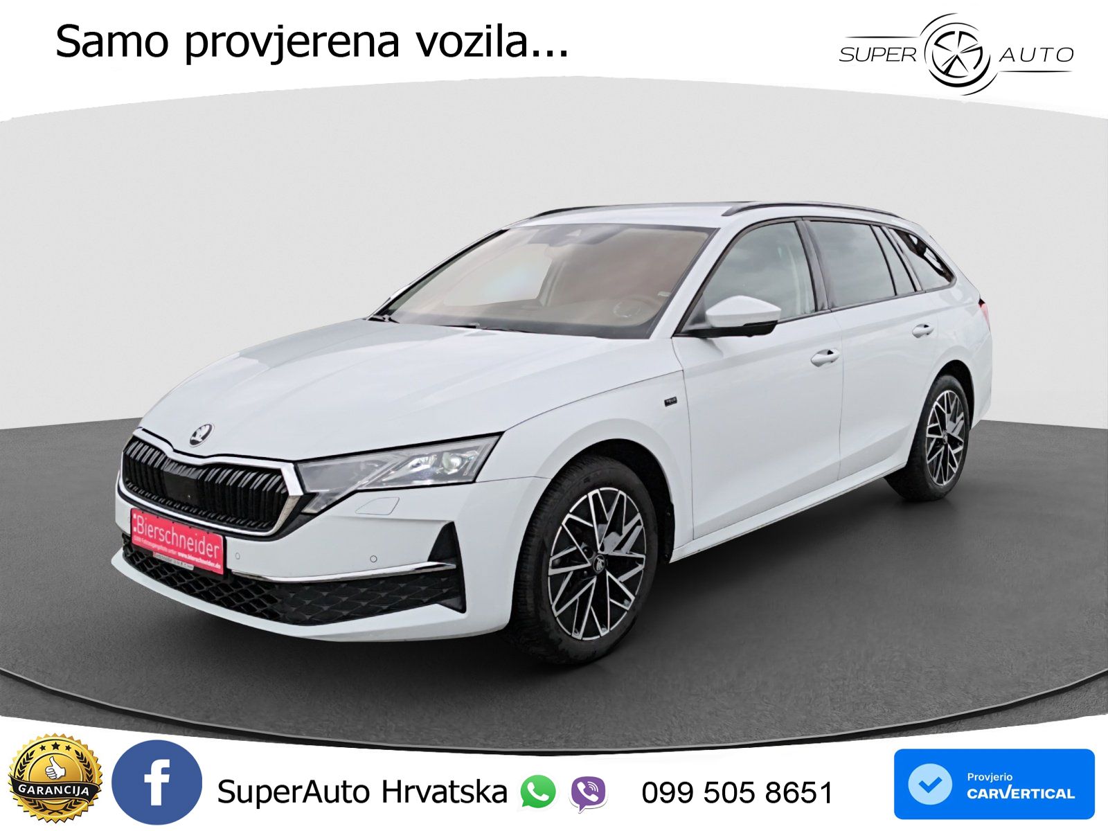 Škoda Octavia Combi 2.0 TDI (150 KS) DSG LED+GR SJED+ACC