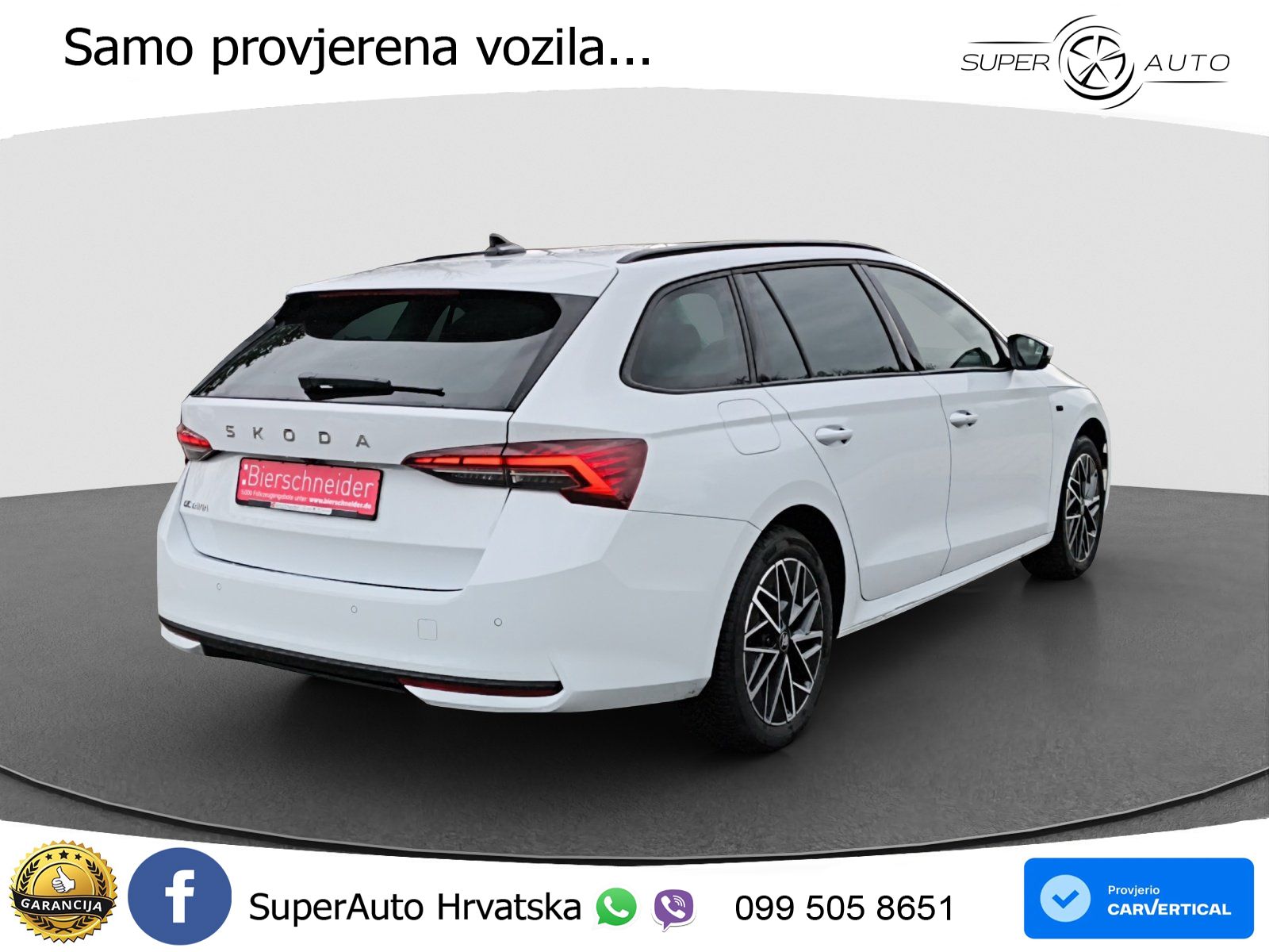 Škoda Octavia Combi 2.0 TDI (150 KS) DSG LED+GR SJED+ACC