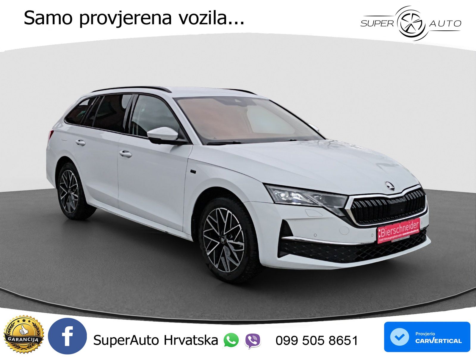 Škoda Octavia Combi 2.0 TDI (150 KS) DSG LED+GR SJED+ACC