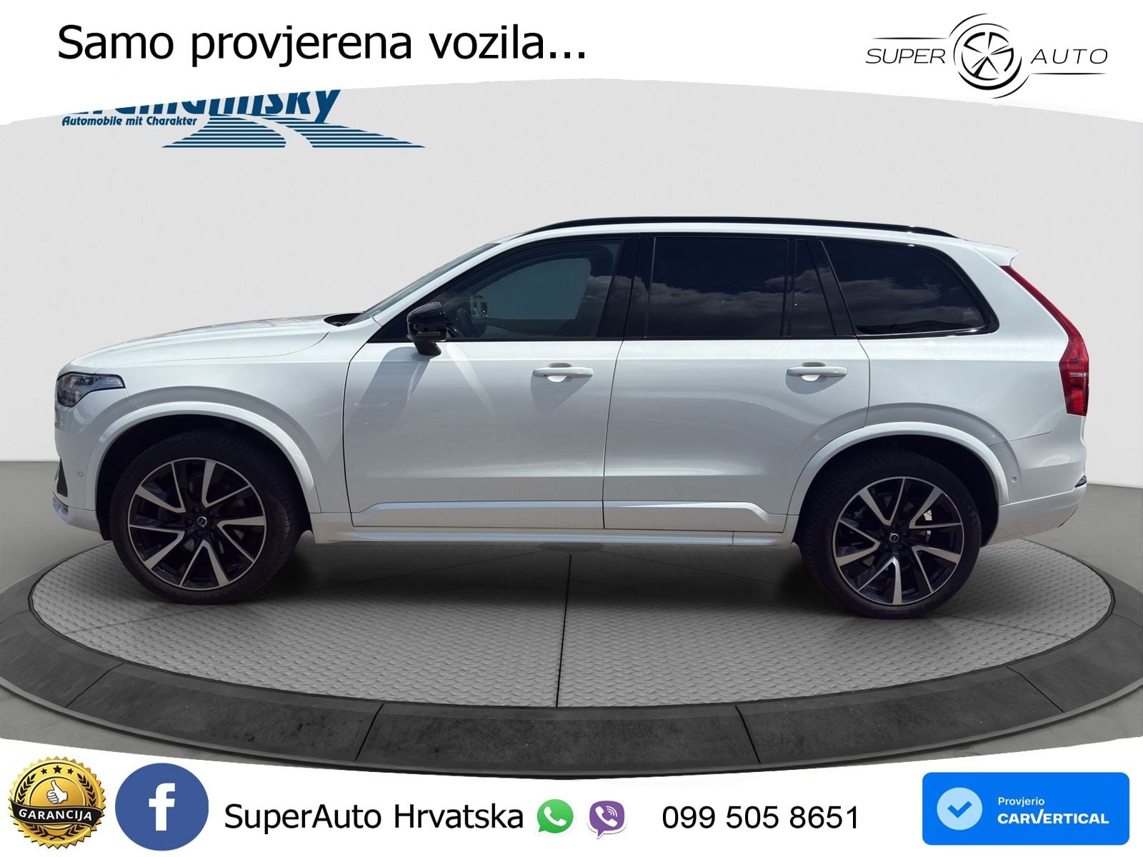 Volvo XC90 2.0 B5 Diesel AWD Automatic ACC+HEAD+4xGR SJED+360+PANO