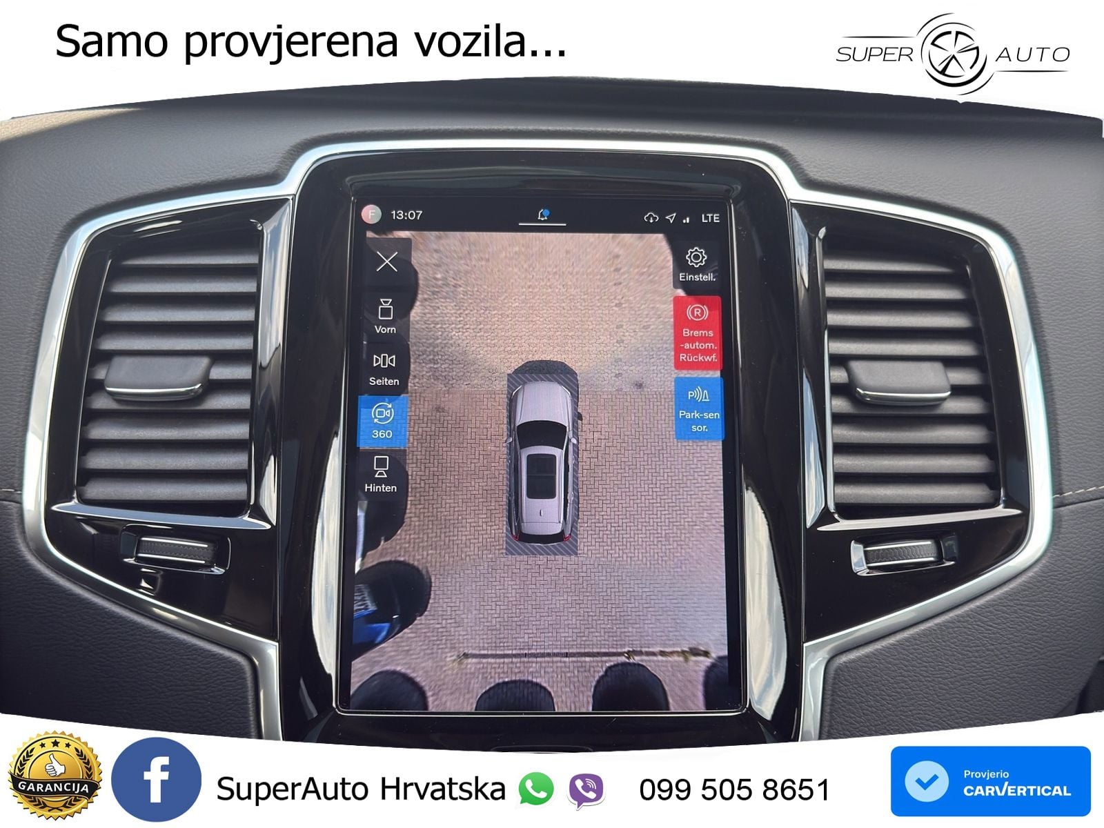 Volvo XC90 2.0 B5 Diesel AWD Automatic ACC+HEAD+4xGR SJED+360+PANO