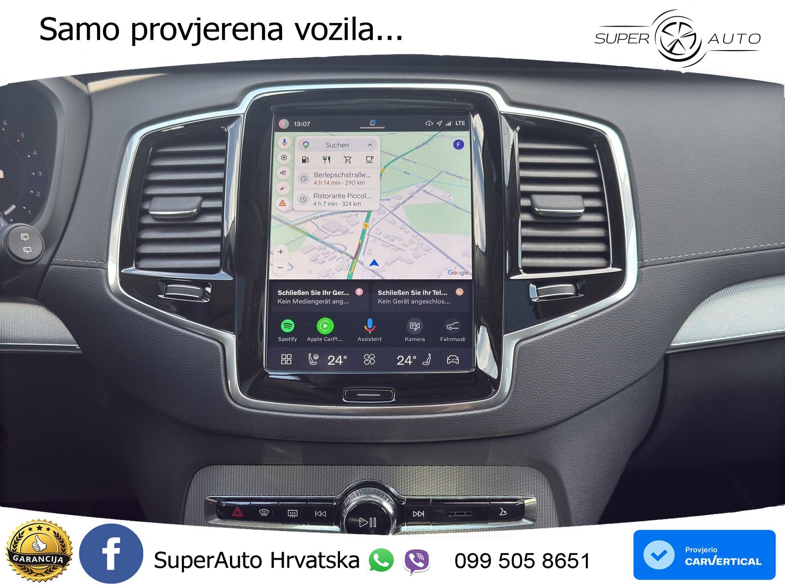 Volvo XC90 2.0 B5 Diesel AWD Automatic ACC+HEAD+4xGR SJED+360+PANO