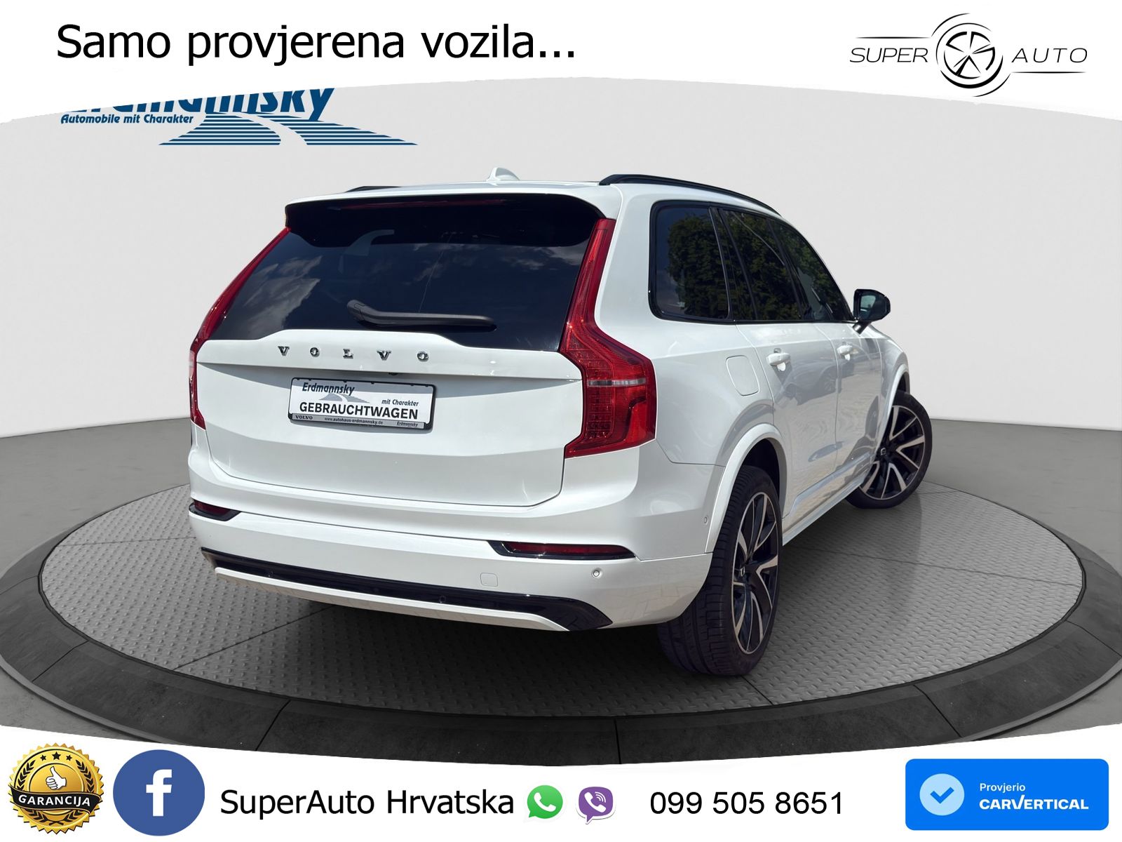 Volvo XC90 2.0 B5 Diesel AWD Automatic ACC+HEAD+4xGR SJED+360+PANO