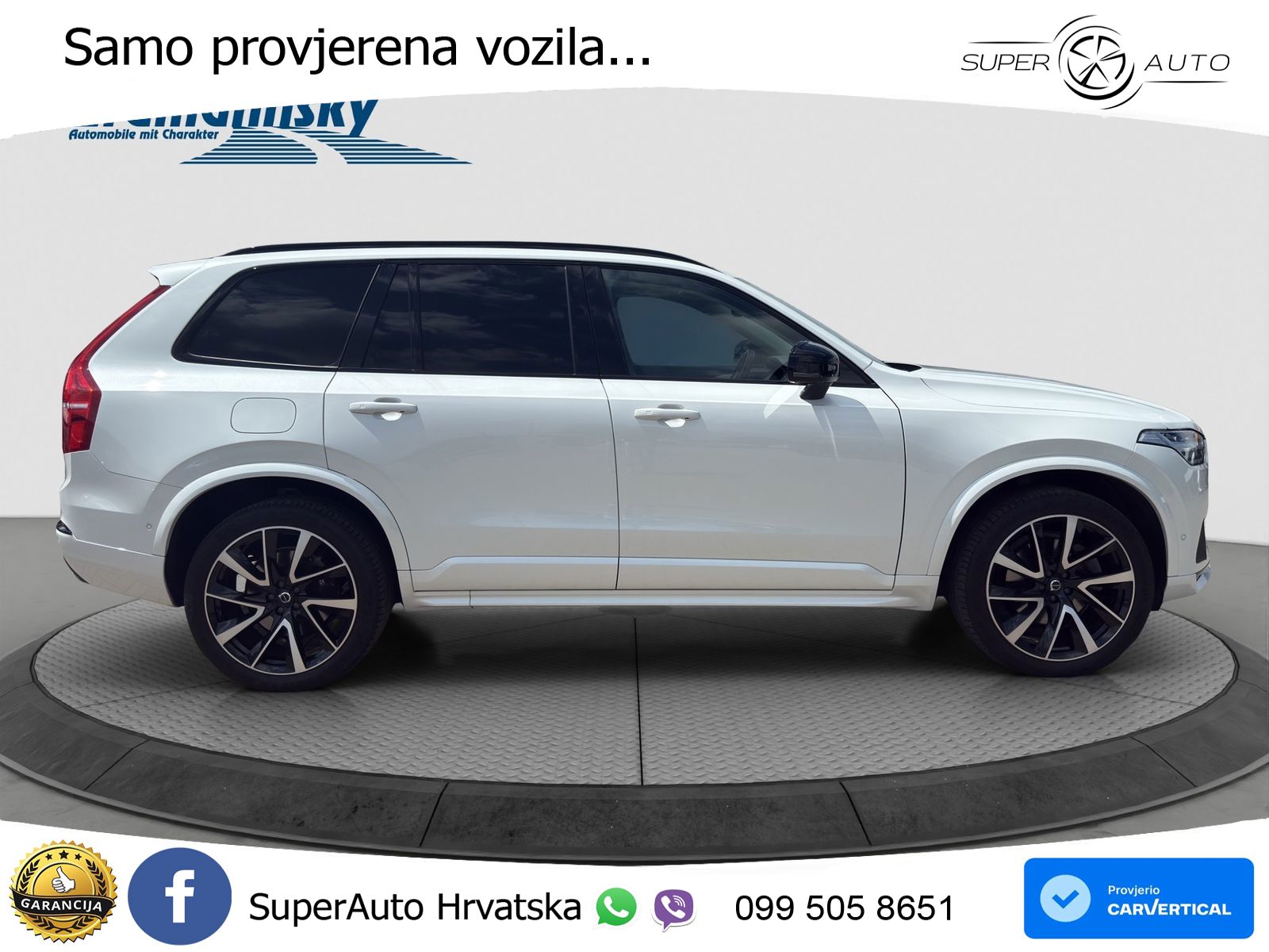 Volvo XC90 2.0 B5 Diesel AWD Automatic ACC+HEAD+4xGR SJED+360+PANO